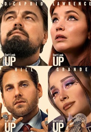 Jonah Hill, Jennifer Lawrence & Leonardo DiCaprio in 'Don't Look Up' (2021)