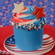 Landscape of Flavors Star-Spangled Cupcake