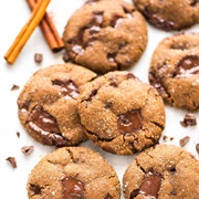 Dark Chocolate Chip and Ginger Biscuits