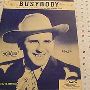 Busybody - Pee Wee King