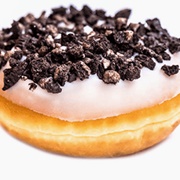 Dunkin' Donuts White Chocolate Oreo Donut