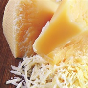 Romano Cheese in Rome, Italy