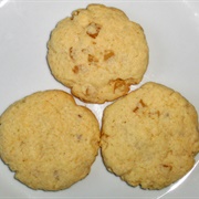 Vegan Almond Butter Lemon Peel Cookies