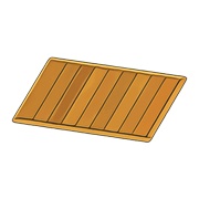 Natural Wooden-Deck Rug