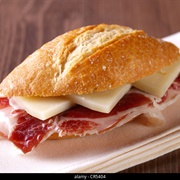 Serrano Ham &amp; Manchego Cheese Ciabatta Roll