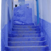 Stairs of Chefchaouen, Morocco