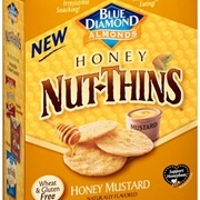 Blue Diamond Honey Nut Thins Honey Mustard