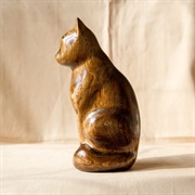 Wooden Cat