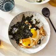 Fried Eggs and White Rice