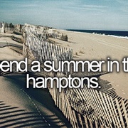 Spend the Summer in the Hamptons