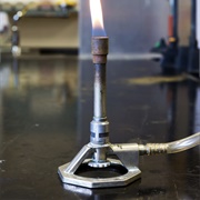 Used a Bunsen Burner