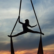 Try Aerial Yoga Silks