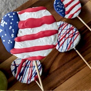 Patriotic Apple Slices