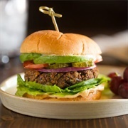 Broccoli Black Bean Burger