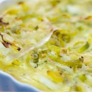 Cheddar Cheese & Leek Sauce
