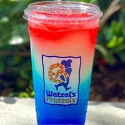 Wetzel's Pretzels Frozen Striped Lemonade