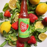 Big Jerk Soda Co. Strawberry Basil Lemonade