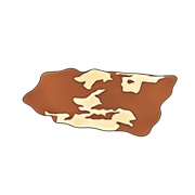 Brown Cow-Print Rug