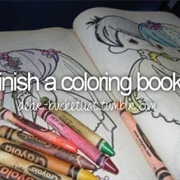 Finish a Coloring Book