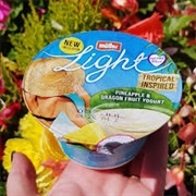 Pineapple Dragon Fruit Yogurt