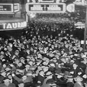 First New Year's Eve 1904 Celebration Is Held in Times Square.