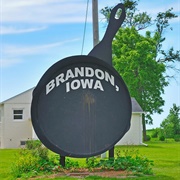 Iowa's Largest Frying Pan