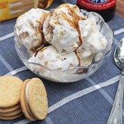 No-Churn Root Beer Float Golden Oreo Ice Cream