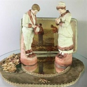 Vintage Japanese Pair Figurines