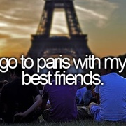 Go to Paris With My Best Friend