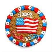 The Great Cookie Fourth of July Cookie Cake