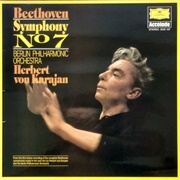 Beethoven, Berlin Philharmonic Orchestra, Herbert Von Karajan ‎– Symphony Nr. 7 in a Major, Op. 92.