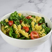 Fusilli Salad With Lettuce & Cherry Tomatoes
