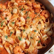 Seafood Pasta Shrimp Scallops