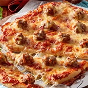 Meatball Pizza