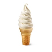 Vanilla Ice Cream Cone