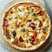 Roasted Mediterranean Vegetable & Ricotta Quiche