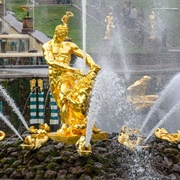 Samson Fountain, St. Petersburg