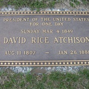 Grave of David Rice Atchison