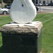 Monument to Lady-Whacking Meteorite