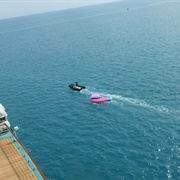 Watching Ship Crew Conduct Safety Drills