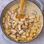 Mushroom Alfredo Pasta