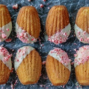 White Chocolate Peppermint Madeleines