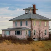 Plum Island Pink House