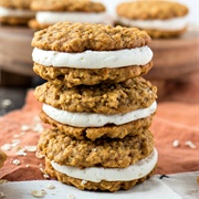 Pumpkin Oatmeal Cream Pies