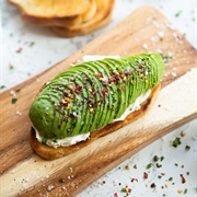Avocado Toast With Cream Cheese