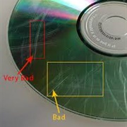 A DVD/Game Disc Getting Scratched