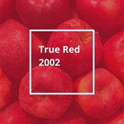 Pantone Color of the Year 2002: True Red