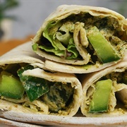 Avocado Roti Wrap