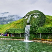 Swarovski Crystal Head Fountain, Austria