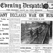 German Empire Declares War on the Russian Empire 1914